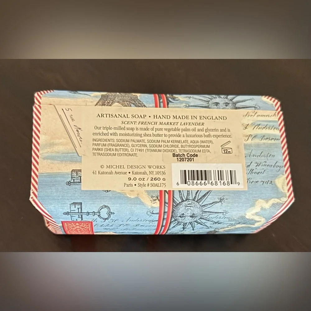 Michel Design Works “Paris” Shea Butter Soap | Triple Milled 9oz Made in England